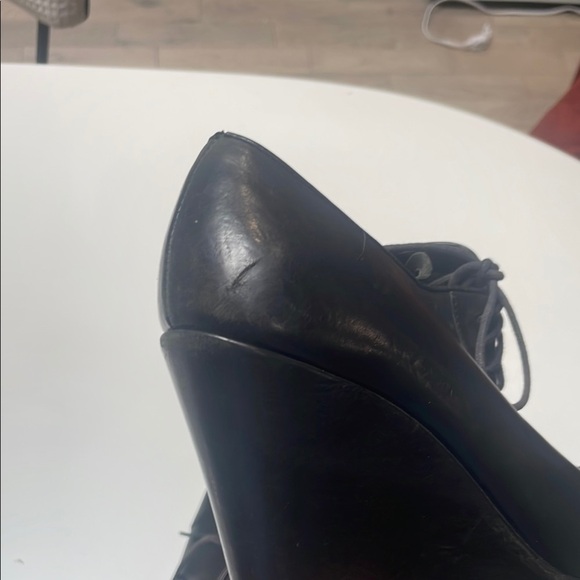 Jil Sander Black Wedge Shoes Sleek Design - Picture 4 of 8